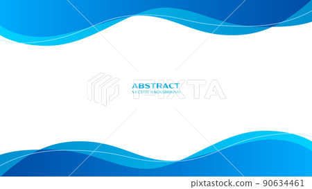 Curved background vector material 90634461
