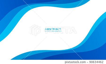 Curved background vector material 90634462