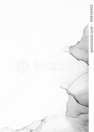 Marble ink abstract art from exquisite original painting for abstract background 90636405