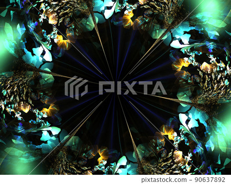Imaginatory fractal abstract background Image 90637892