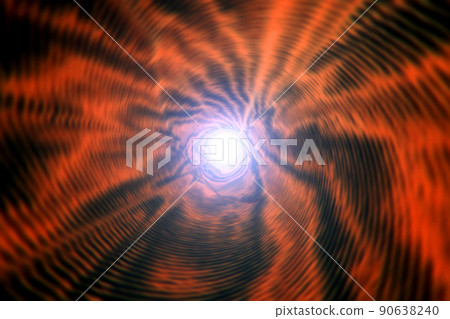 外太空經線圖像的背景材料（蟲洞圖像） 90638240