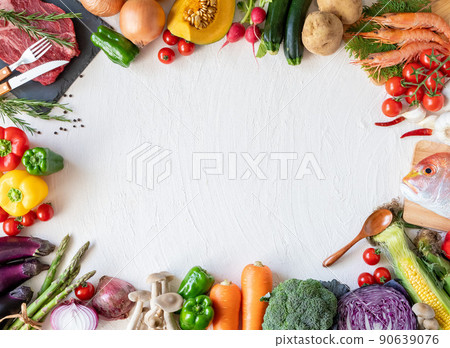 Lots of fresh ingredients 90639076