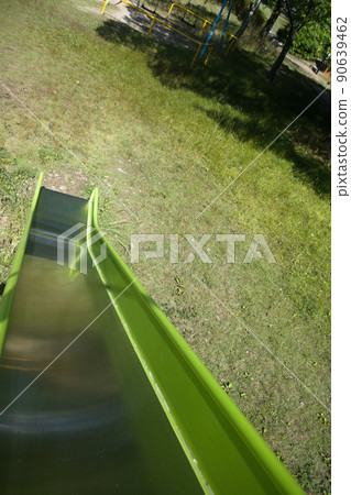 Dejimanishi Park with playset and baseball field 90639462