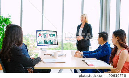 Business data dashboard analysis by ingenious computer software Business data dashboard analysis by ingenious computer software 90639756