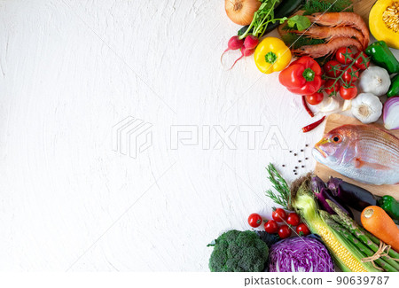 Lots of fresh ingredients 90639787