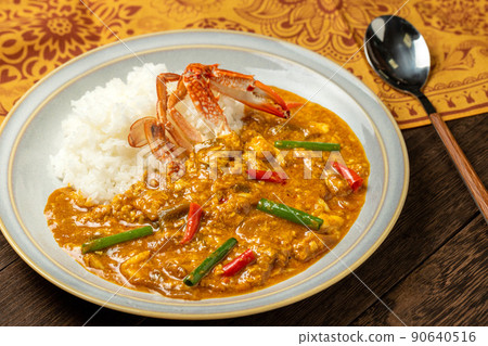 炒蟹和雞蛋咖哩“Poo Pappon” 90640516