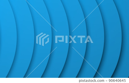 Abstract blue wavy background. 3D rendering illustration. Abstract blue wavy background. 3D rendering illustration. 90640645