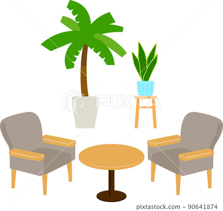 沙發和邊桌，大堂 90641874