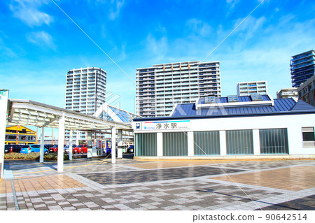 名鐵豐田線上水站風景 90642514