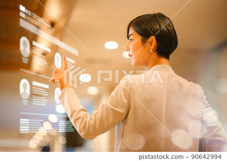 a working woman a working woman 90642994