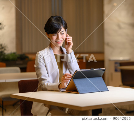 a working woman a working woman 90642995