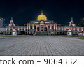 東京夜景築地本願寺神社和佛教寺廟 90643321