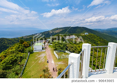 View from Miyazaki Prefecture / Cape Toi Lighthouse (the only lighthouse in the Kyushu region where you can visit and climb) 90643665