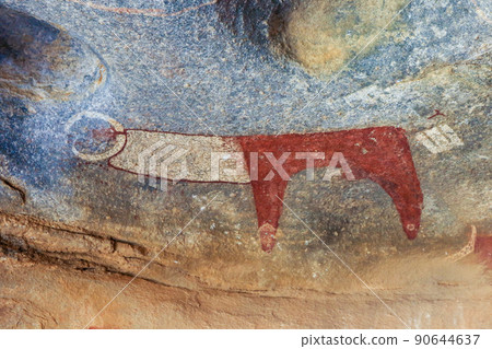 Amazing Inside View Pictures of the Laas Geel cave formations - an earliest known cave paintings in the Horn of Africa, Somaliland 90644637