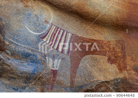 Amazing Inside View Pictures of the Laas Geel cave formations - an earliest known cave paintings in the Horn of Africa, Somaliland 90644648
