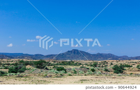 Panoramic View to the Las Geel Valley, Somaliland Panoramic View to the Las Geel Valley, Somaliland 90644924