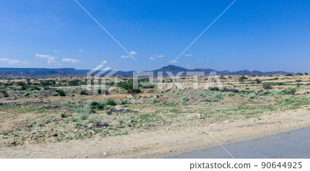 Panoramic View to the Las Geel Valley, Somaliland Panoramic View to the Las Geel Valley, Somaliland 90644925