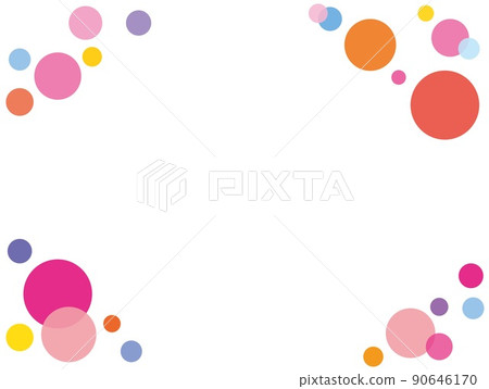 Dot frame white background Dot frame white background 90646170