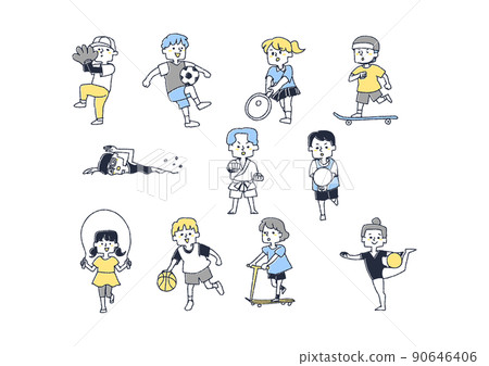 動動身體，盡情玩耍的孩子 各種課程 90646406