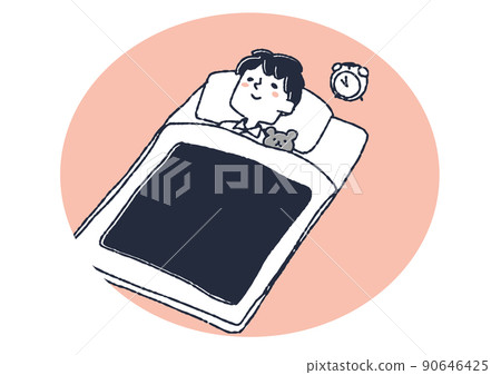 男孩晚上睡覺孩子的日常習慣滑稽的手寫數字矢量,溫暖的線條畫 男孩晚上睡覺孩子的日常習慣滑稽的手寫數字矢量,溫暖的線條畫 90646425