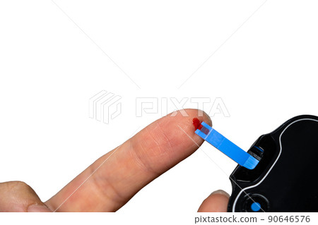 手指測量血糖 90646576