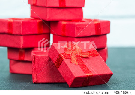 The concept of a gift for a holiday. The concept of a gift for a holiday. 90646862