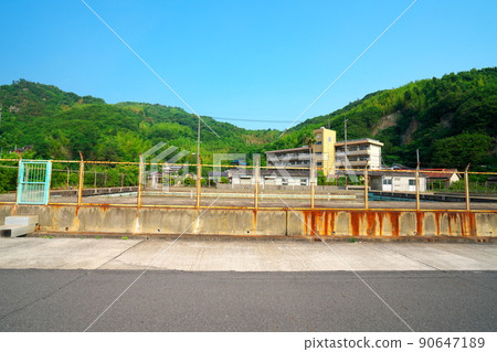 笠岡市北瀧中學關閉的風景 1 岡山縣笠岡市 笠岡市北瀧中學關閉的風景 1 岡山縣笠岡市 90647189