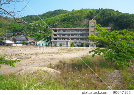 笠岡市北瀧中學的風景 4 岡山縣笠岡市 90647195