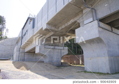 2022年4月福井市北陸新幹線擴建工程第2福井隧道入口二神町一側 90648909