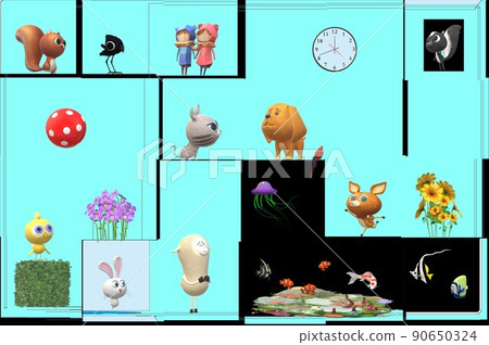 分割的 CG 圖像 10 90650324
