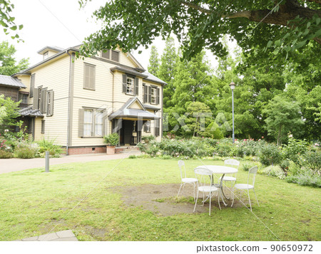 神奈川縣橫濱市中區山手外交官洋館洋溢著異國風情 神奈川縣橫濱市中區山手外交官洋館洋溢著異國風情 90650972