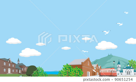 Hokkaido Hakodate Background_Sea 90651254