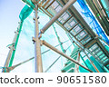 Construction site during housing construction 90651580