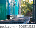 Construction site during housing construction 90651582