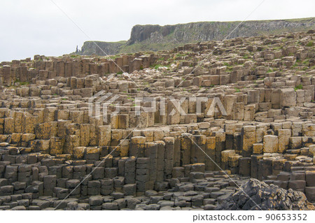 Landscape of the Giant's Causeway, a World Heritage Site in Northern Ireland 90653352