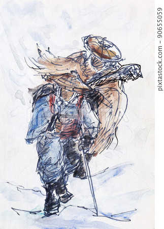 一個冬日的兩個 gozes 90655059