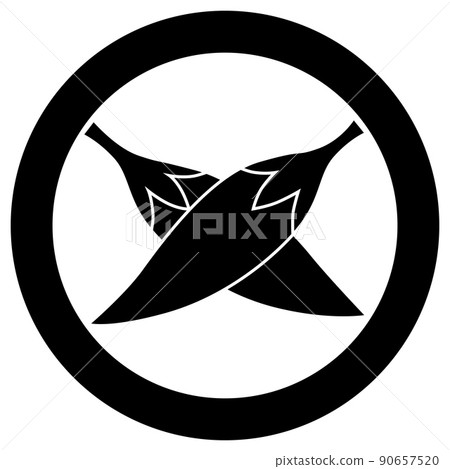 It is a family crest. Unlike Maru, it is called Hawk's Claw Pepper. 90657520