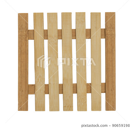 Square food stand made of wood Square food stand made of wood 90659198