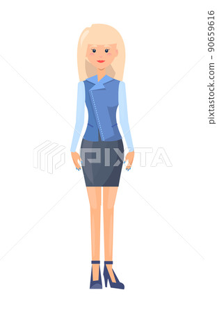 Pretty Lady in Official Suit, Clothing Template Pretty Lady in Official Suit, Clothing Template 90659616