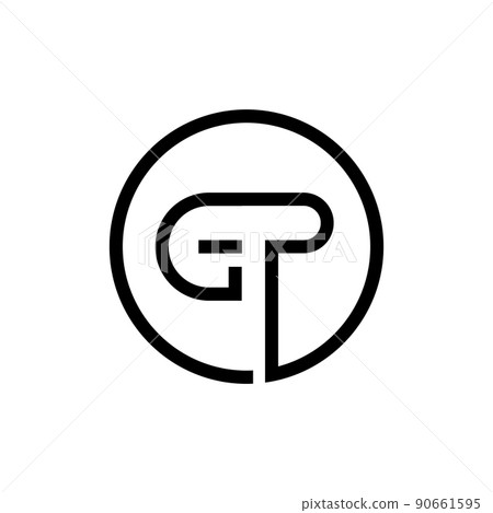 Premium Vector | Gp logo design vector image