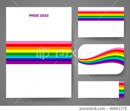 Set Badge, Tag, card for Gay Pride 2022, Rainbow Flag LGBTQIA template. Diversity e Inclusivity. Pride Banners with LGBT Flag sign. Vector Illustration, colorful frame border isolated white background Set Badge, Tag, card for Gay Pride 2022, Rainbow Flag LGBTQIA template. Diversity e Inclusivity. Pride Banners with LGBT Flag sign. Vector Illustration, colorful frame border isolated white background 90661776
