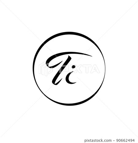Initial TI letter Logo Design vector Template.... - Stock Illustration ...