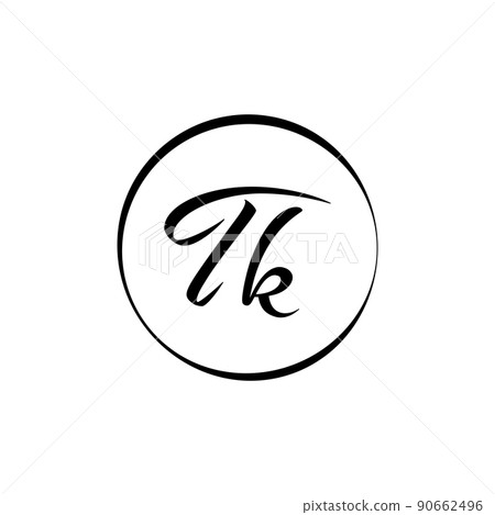 Abstract Letter Tk Logo This Logo Stock Vector (Royalty Free) 1502508569 |  Shutterstock