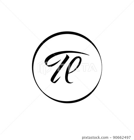 Initial TL letter Logo Design vector Template. Abstract Script Letter TL logo Design 90662497