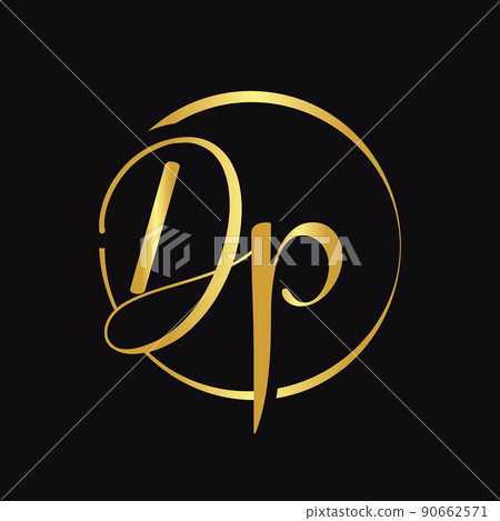 Letter DP Concept Vector or PD logo Design Template