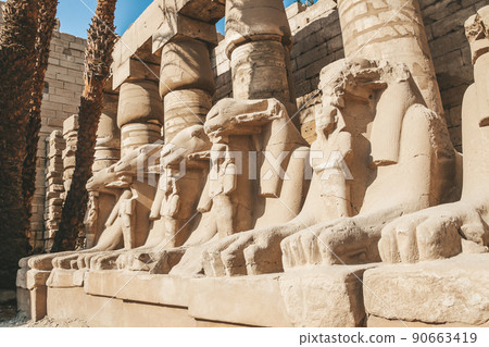 Ruins of the Egyptian Karnak Temple, the largest open-air museum in Luxor Ruins of the Egyptian Karnak Temple, the largest open-air museum in Luxor 90663419