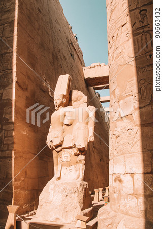 Ruins of the Egyptian Karnak Temple, the largest open-air museum in Luxor Ruins of the Egyptian Karnak Temple, the largest open-air museum in Luxor 90663432