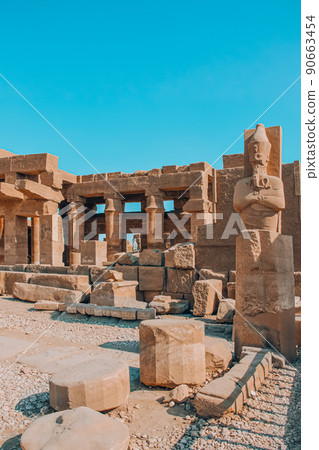 Ruins of the Egyptian Karnak Temple, the largest open-air museum in Luxor Ruins of the Egyptian Karnak Temple, the largest open-air museum in Luxor 90663454