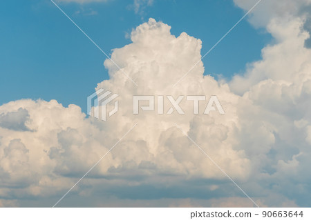 White clouds against blue sky 90663644