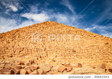 Ancient Pyramid of Mycerinus, Menkaur in Giza, Egypt 90663943